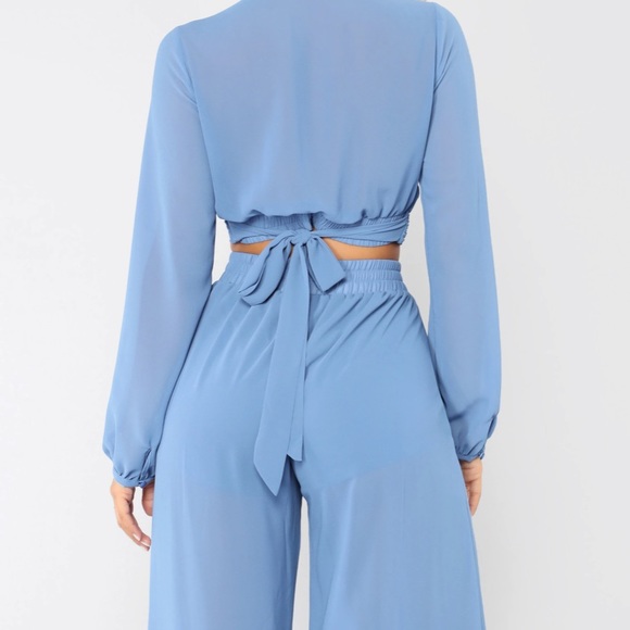 Blue Two Piece Set - Picture 5 of 5